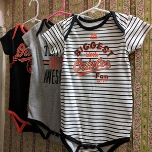 24mo. NEW Official Major League Orioles Onesies